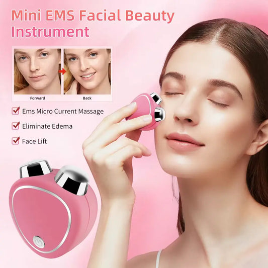 3D Micro Current Beauty Skin Electric Face Massager